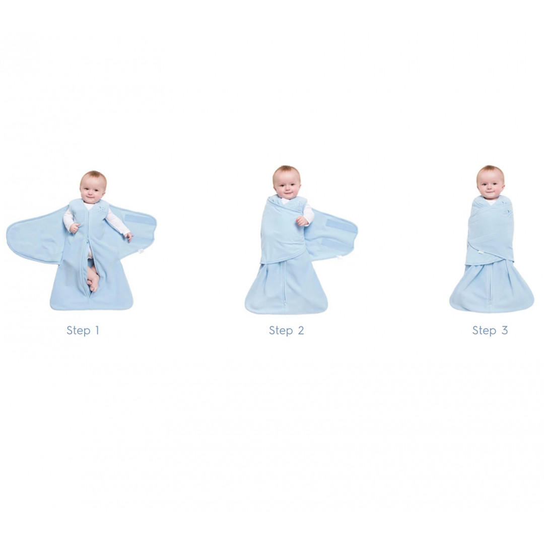 Halo Sleepsack Swaddle Cotton 1.5T Midnight Moons Gris